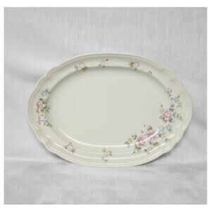 Pfaltzgraff Tea Rose 14 Inch Meat Platter
